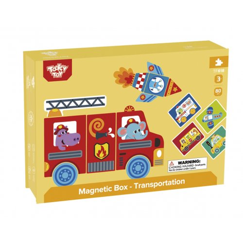 Tooky Toy Μαγνητικό Βιβλίο Μέσα Μεταφοράς