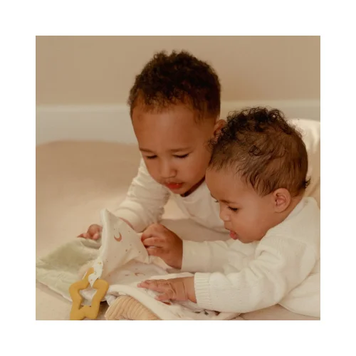 Little Dutch Υφασμάτινο Βιβλιαράκι Δραστηριοτήτων Newborn Naturals