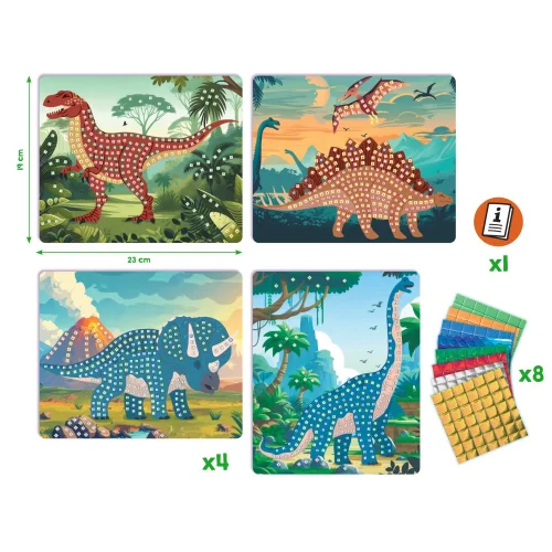 Maped Creative Mosaic Creations Dinosaurs