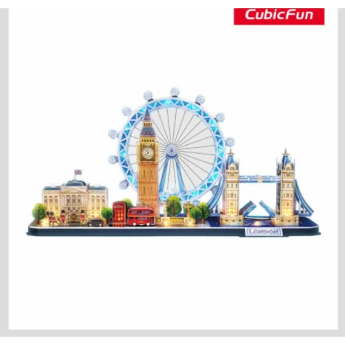 Cubic Fun 3D Παζλ Λονδίνο με Φωτισμό Led 186 τεμ.