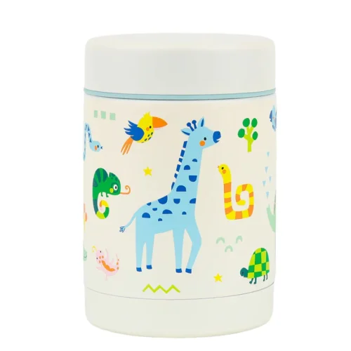 A Little Lovely Company Θερμός Φαγητού Ανοξείδωτο Ατσάλι Jungle 300ml