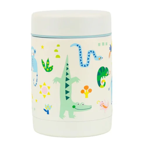 A Little Lovely Company Θερμός Φαγητού Ανοξείδωτο Ατσάλι Jungle 300ml