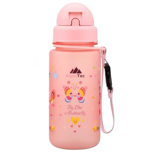 AlpinTec Παγούρι Tritan με Καλαμάκι 400ml Butterfly