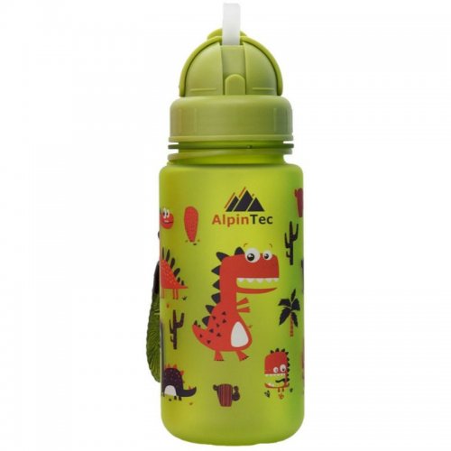AlpinTec Παγούρι Tritan με Καλαμάκι 400ml Dino