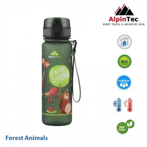 AlpinTec Παγούρι Tritan 500ml Forest Animals