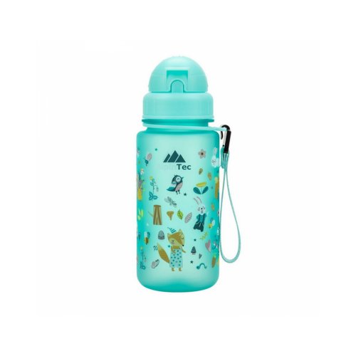 AlpinTec Παγούρι Tritan με Καλαμάκι 400ml Spindrift Blue Forest Animals