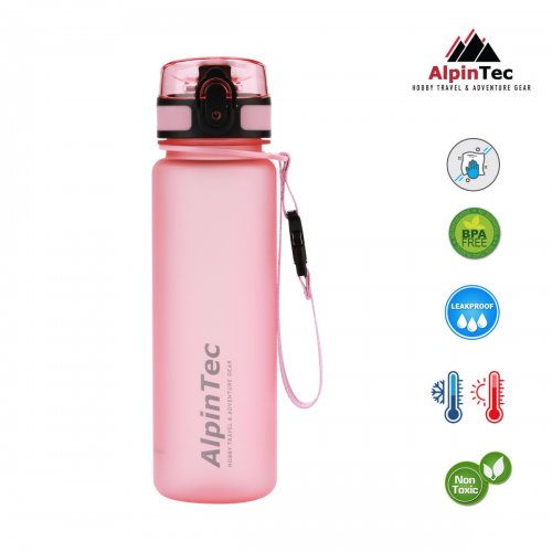 AlpinTec Παγούρι Style 500ml Ροζ παλ