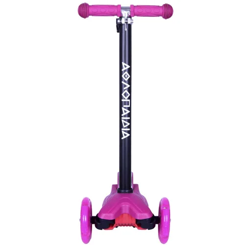 Αθλοπαιδιά Πατίνι Τρίτροχο με Φωτιζόμενη Βάση και Ροδάκια - Φούξια