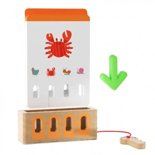 Top Bright Ξύλινο Εκπαιδευτικό Παιχνίδι Logical Key Game Beginner Montessori Play