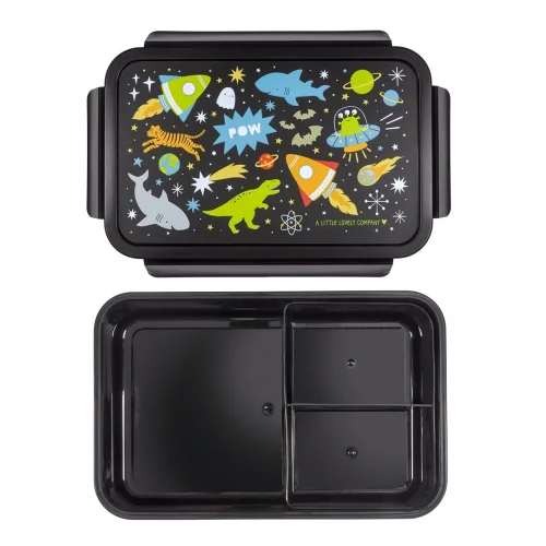 A Little Lovely Company Δοχείο Φαγητού Bento με Χωρίσματα Galaxy 1.2L