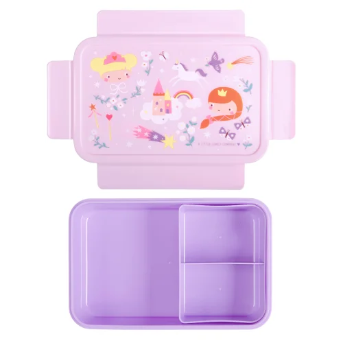 A Little Lovely Company Δοχείο Φαγητού Bento με Χωρίσματα Princesses 1.2L