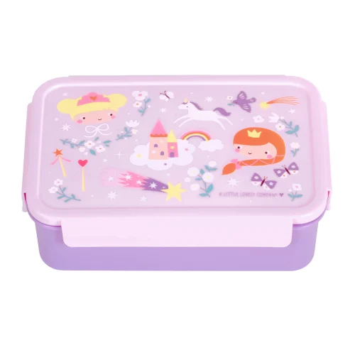 A Little Lovely Company Δοχείο Φαγητού Bento με Χωρίσματα Princesses 1.2L