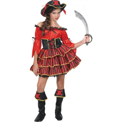 Αποκριάτικη Παιδική Στολή Βασίλισσα των Πειρατών Νο 12 ετών