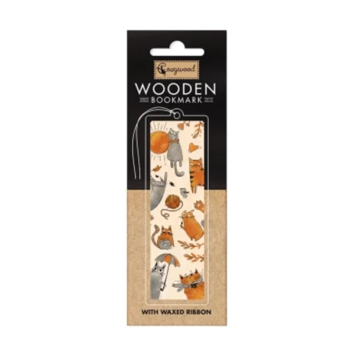Cozywood Ξύλινος Σελιδοδείκτης Kitty Stories