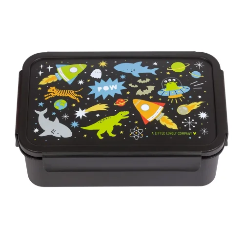 A Little Lovely Company Δοχείο Φαγητού Bento με Χωρίσματα Galaxy 1.2L