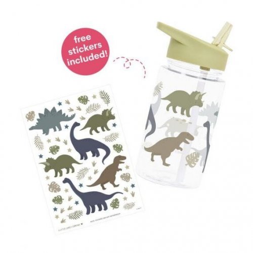 A Little Lovely Company Παγούρι 450ml Dinosaurs