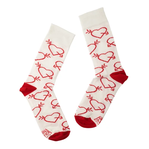 Dirty Socks Unisex Κάλτσες Καρδιές