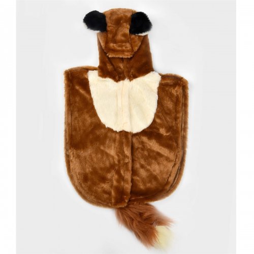 Den Goda Fen Μίνι Χνουδωτή Κάπα Αλεπού Νο 1-4 ετών