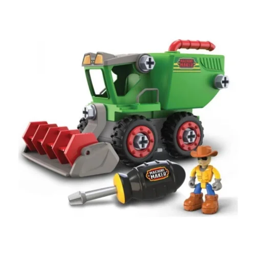 Nikko Κατασκευή Machine Maker Farm Set Combine Harvester