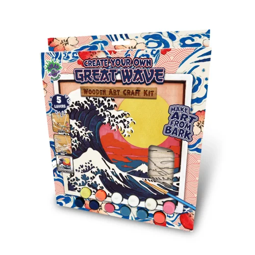 Splat Planet Ξύλινο Σετ Χειροτεχνίας Great Wave