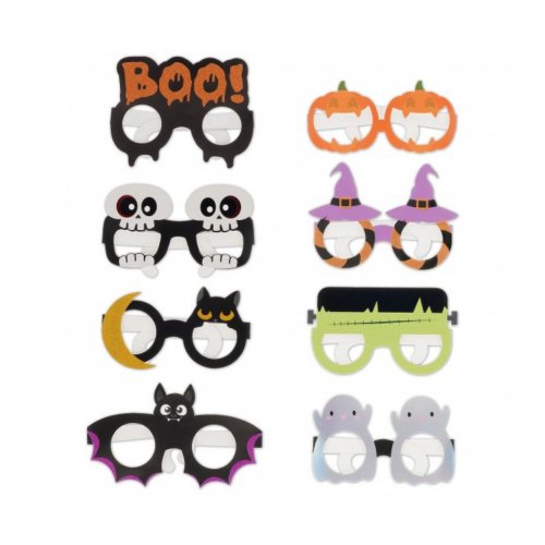 Legami Σετ 8 Halloween Χάρτινα Γυαλιά