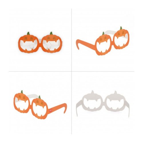 Legami Σετ 8 Halloween Χάρτινα Γυαλιά