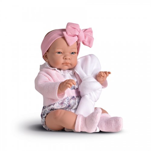 Magic baby Κούκλα Jenny Ροζ Κορδέλα - 1