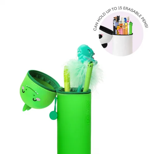 Legami Soft Silicone 2 σε 1 Κασετίνα Βαρελάκι Kawaii Dino
