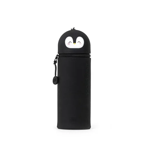 Legami Soft Silicone 2 σε 1 Κασετίνα Βαρελάκι Kawaii Penguin