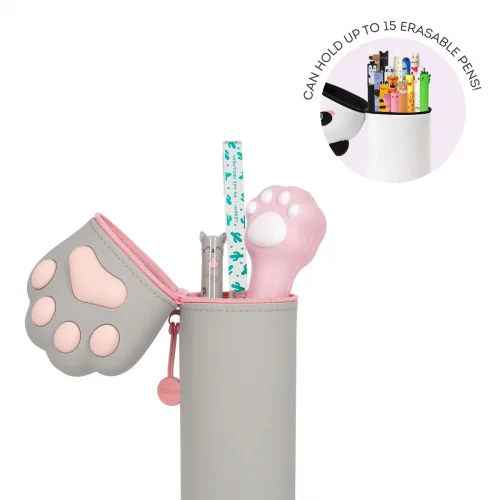 Legami Soft Silicone 2 σε 1 Κασετίνα Βαρελάκι Kawaii Kitty