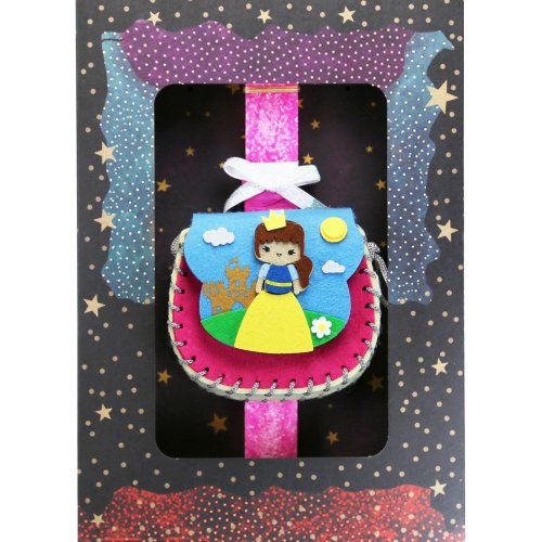 Λαμπάδα Τσαντάκι Πριγκίπισσα Φούξια Νέον