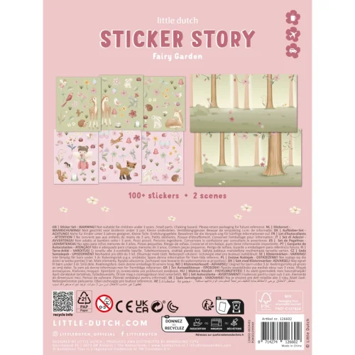 Little Dutch Σετ με Αυτοκόλλητα Fairy Garden