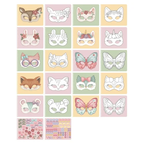 Little Dutch Βιβλίο Κατασκευών με Παιδικό Ψαλίδι Rosa