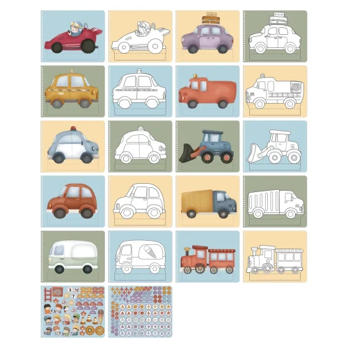 Little Dutch Βιβλίο Κατασκευών με Παιδικό Ψαλίδι Jim