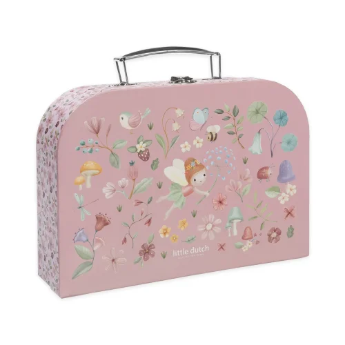 Little Dutch Σετ Ζωγραφικής Κατασκευών σε Βαλιτσάκι Rosa Fairy Garden