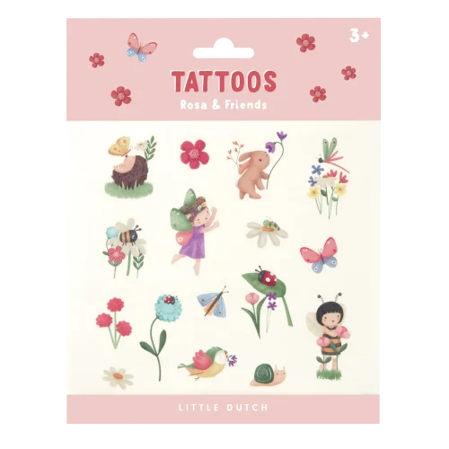 Little Dutch Προσωρινά Τατουάζ Rosa & Friends