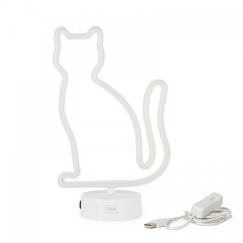 Legami Neon Effect Led Lamp - Its a Sign Kitty - 2