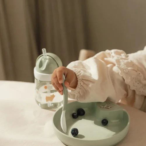 Little Dutch Σετ 2 Εκπαιδευτικά Κουταλάκια Φαγητού Mio Little Farm