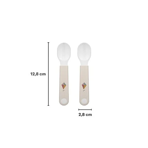 Little Dutch Σετ 2 Εκπαιδευτικά Κουταλάκια Φαγητού Mio Forest Friends