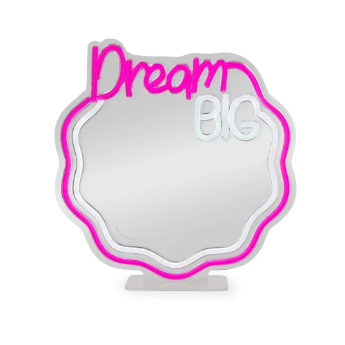 Legami Mirror With Neon Effect Led Light Its a Sign Dream Big