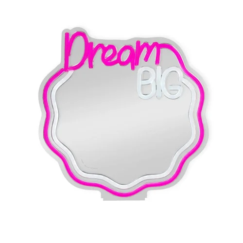 Legami Mirror With Neon Effect Led Light Its a Sign Dream Big