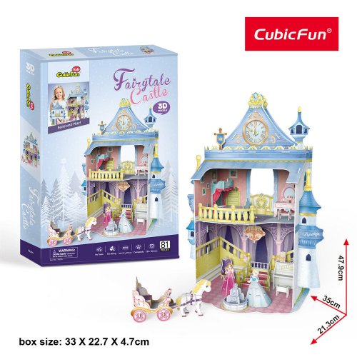 Cubic Fun 3D Παζλ Fairytale Castle 81 τεμ. - 1
