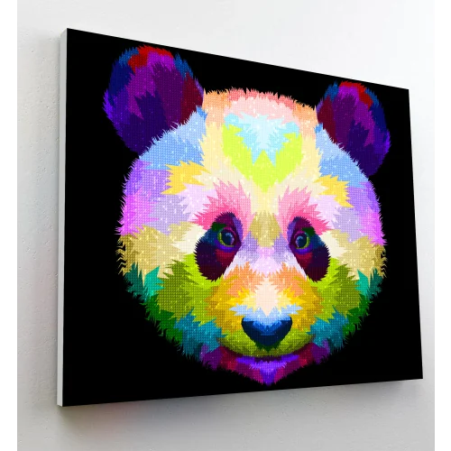Splat Planet Σετ Diamond Painting Panda σε Καμβά με Τελάρο