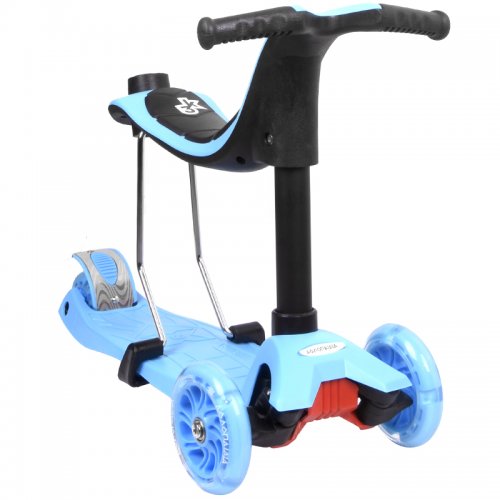 Αθλοπαιδιά Πατίνι Πολυμορφικό 3 σε 1 Μπλε