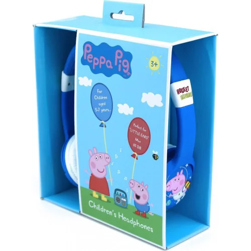 Παιδικά Ακουστικά Ενσύρματα On Ear Peppa Pig & George Rocket Μπλε