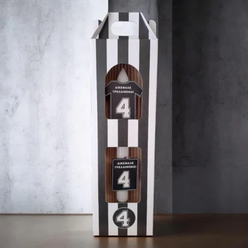 Λαμπάδα Στρογγυλή Ομάδα Δικεφαλε Τρελαίνομαι 4