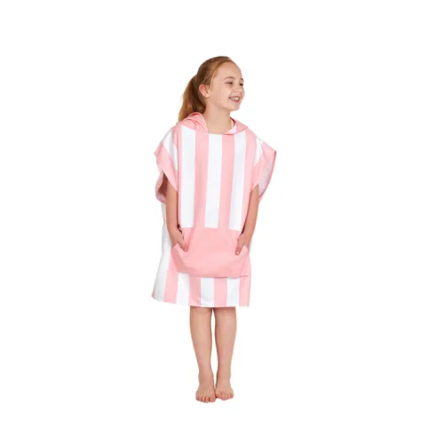 Dock & Bay Παιδικό Πόντσο Quickdry Malibu Pink Microfiber 6-10 ετών