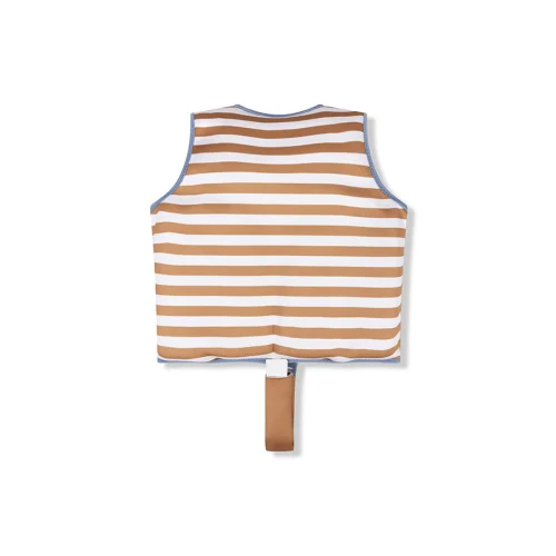 Swim Essentials Σωσίβιο Γιλέκο Κολύμβησης με Ιμάντα Ασφαλείας Brown White Striped 3-6 ετών