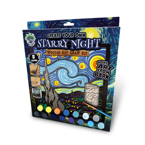 Splat Planet Ξύλινο Σετ Χειροτεχνίας Starry Night